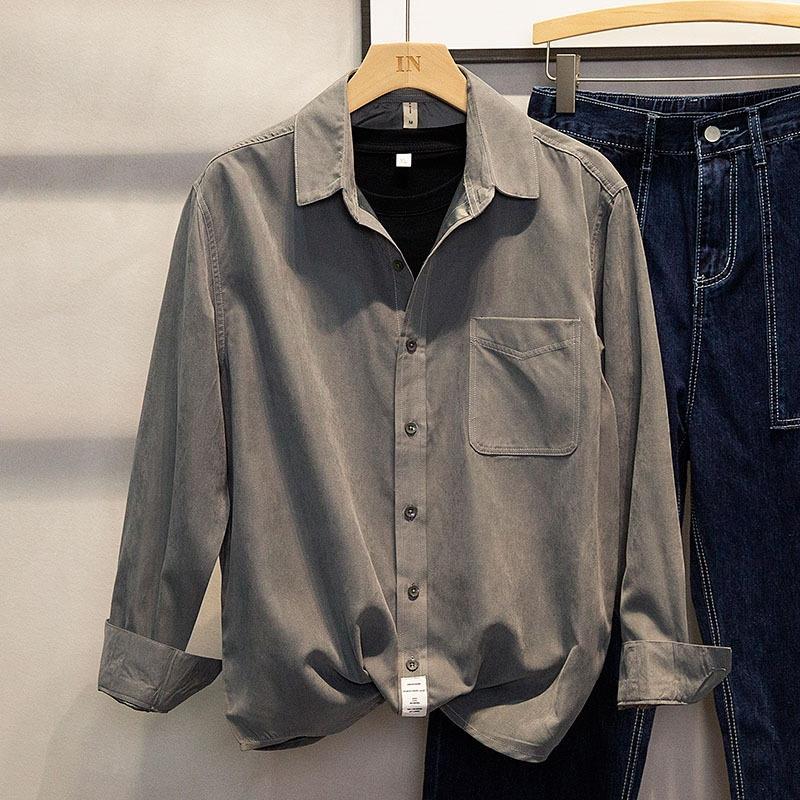 Ethnic Wear Fashion Brand - Casual Long Sleeve Men's Shirt Collared