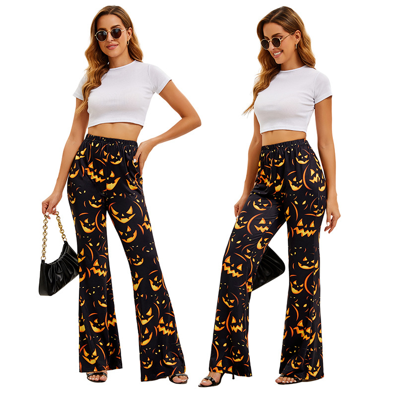 Ethnic Wear In Fashion - New 2025 Women's Halloween Pants Digital