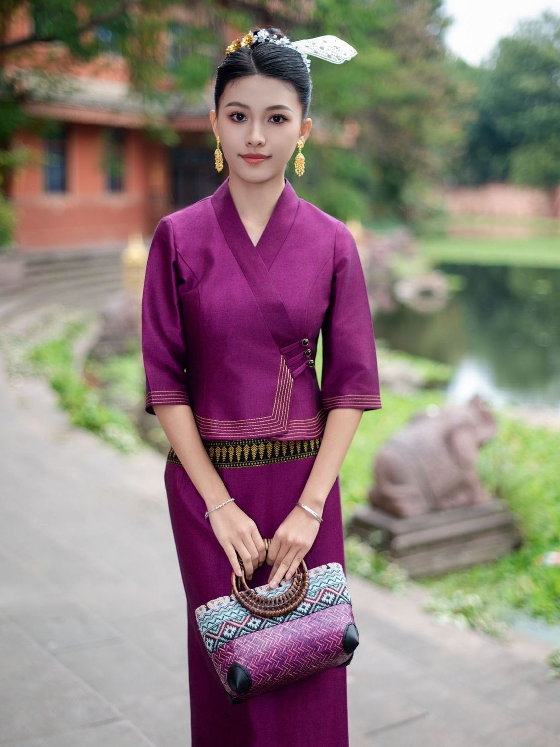 2pcs Thailand Myanmar Long-gyi - огляд і ціна Batik Sarong Wrap