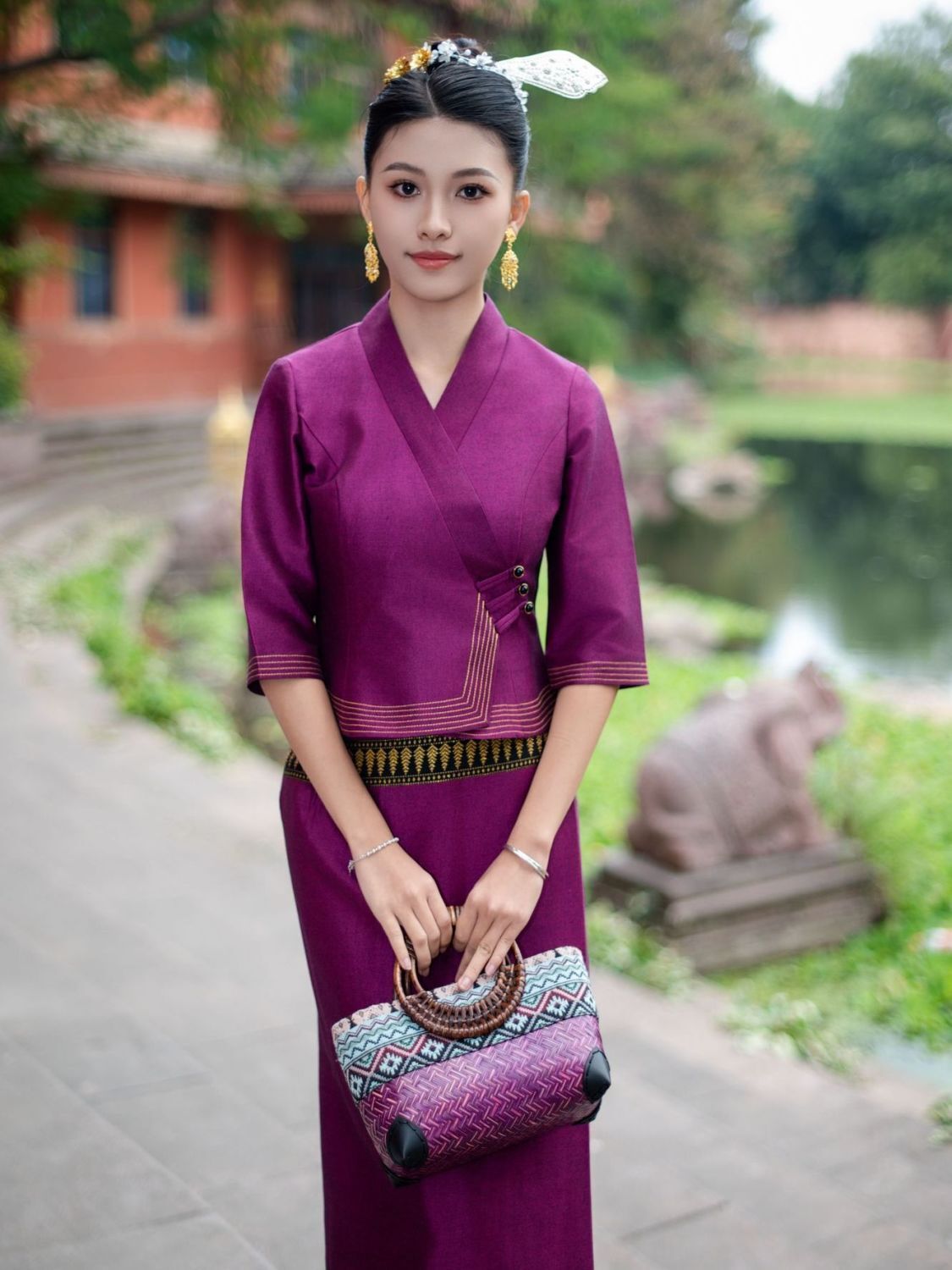 2pcs Thailand Myanmar Long-gyi - огляд і ціна Batik Sarong Wrap