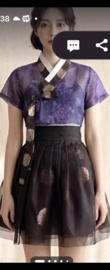 OLOEY Vintage Hanbok Korean Pe - огляд і ціна Hanbok Modern Set