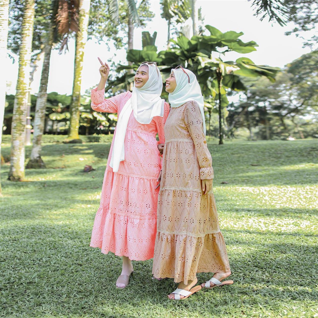 Indonesian Hollow Lace Dress W - огляд і ціна Ethnic Wear In Fashion