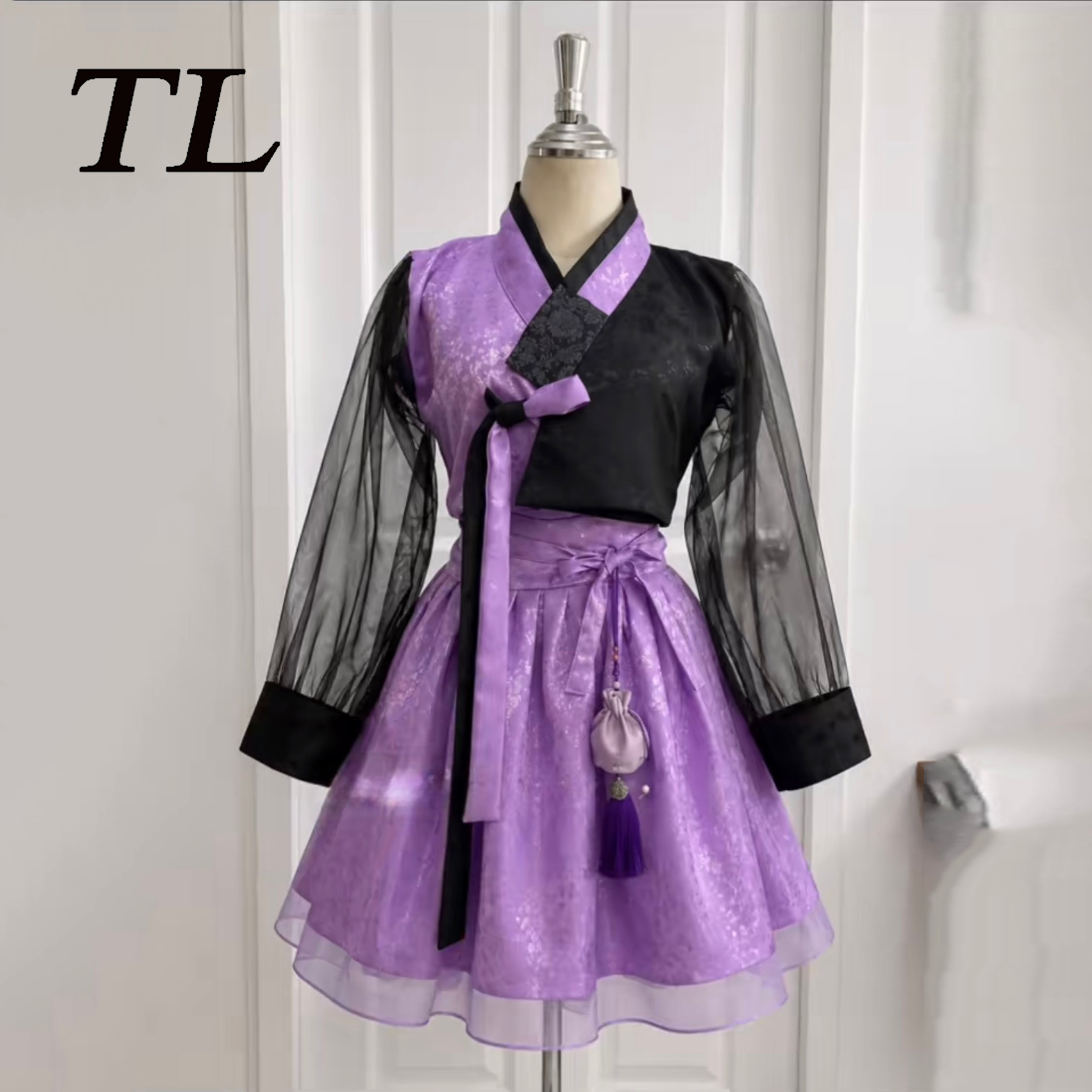 TL Concert Purple And Black Mo - огляд і ціна Hanbok Modern Set