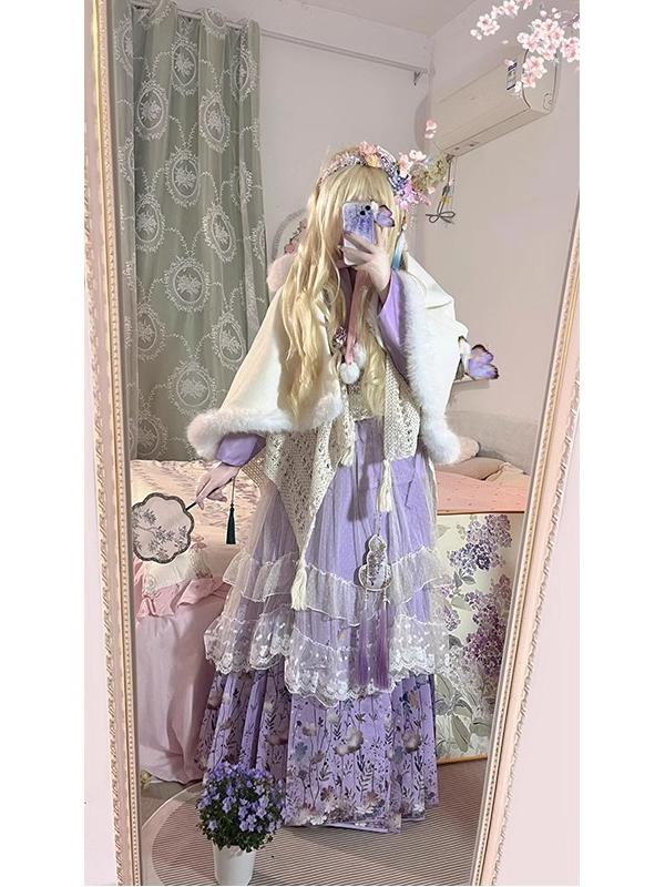 Purple Hanbok Set Daily Cute L - огляд і ціна Hanbok Modern Set