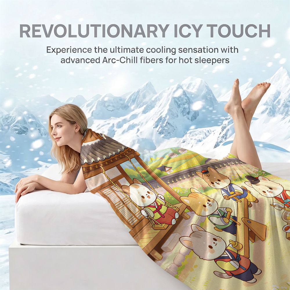 Cooling Blanket Hanbok Shiba D - огляд і ціна Hanbok Modern Set