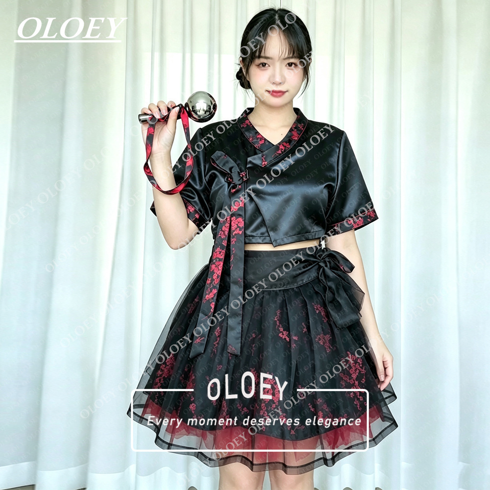 OLOEY Modern Black Short Conce - огляд і ціна Hanbok Modern Set