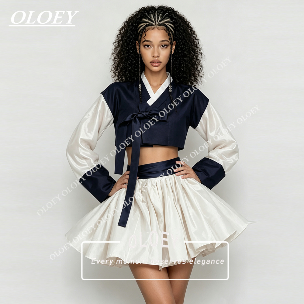 OLOEY Modern Navy Blue Ivory S - огляд і ціна Hanbok Modern Set