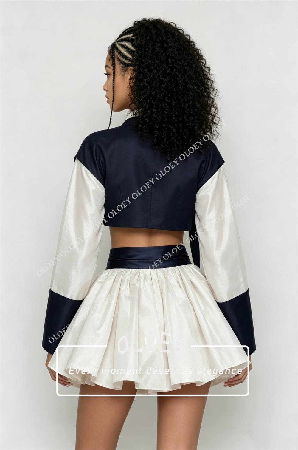 OLOEY Modern Navy Blue Ivory S - огляд і ціна Hanbok Modern Set
