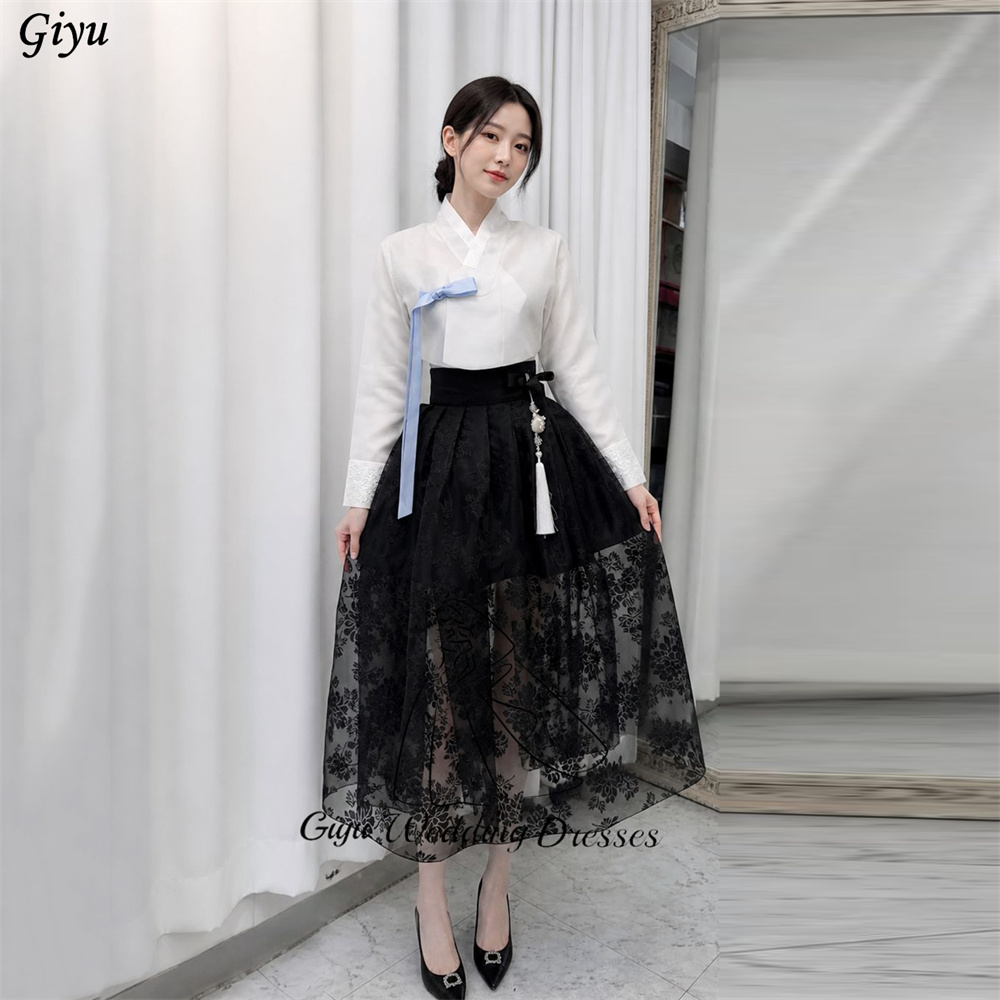Giyu Customized Black Contrast - огляд і ціна Hanbok Modern Set